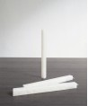 White Lotus Square Taper Candle