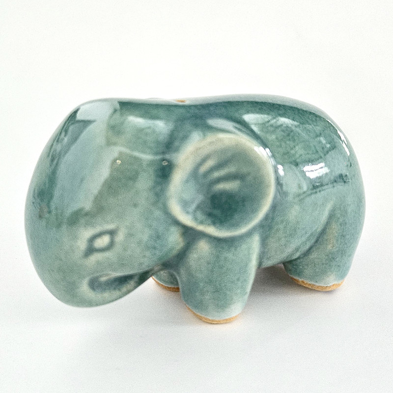 Ceramic Incense Holder Elephant