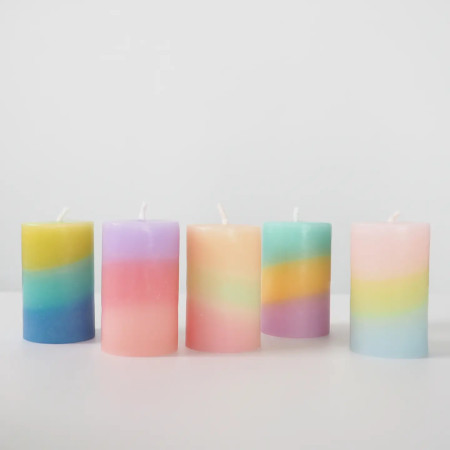 Pillar Candle - Pink