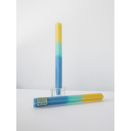 Multi-Scented Square Taper Candle 1 (GREEN)