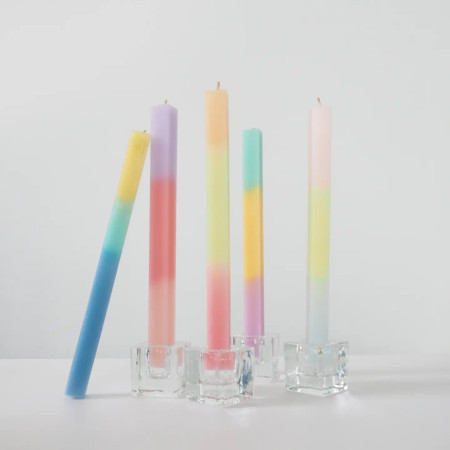 Multi-Scented Square Taper Candle 1 (GREEN)