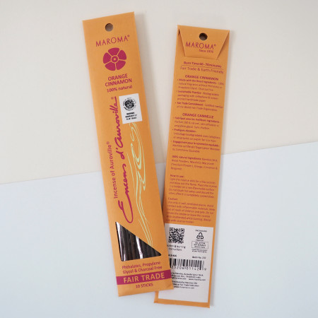 Orange Cinnamon Premium Stick Incense