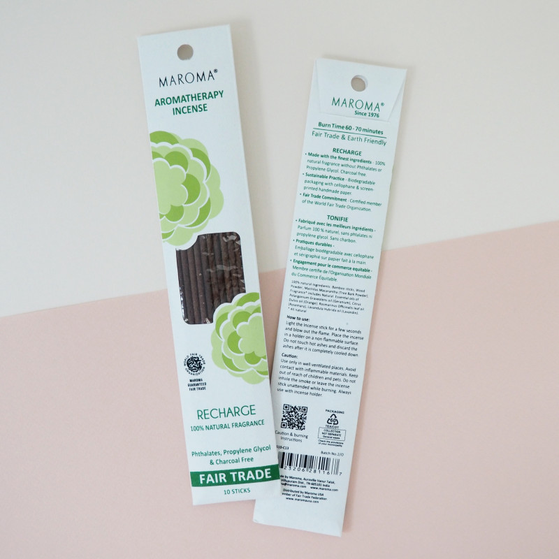Recharge Aromatherapy Incense