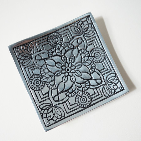 Square Holder with Pattern
